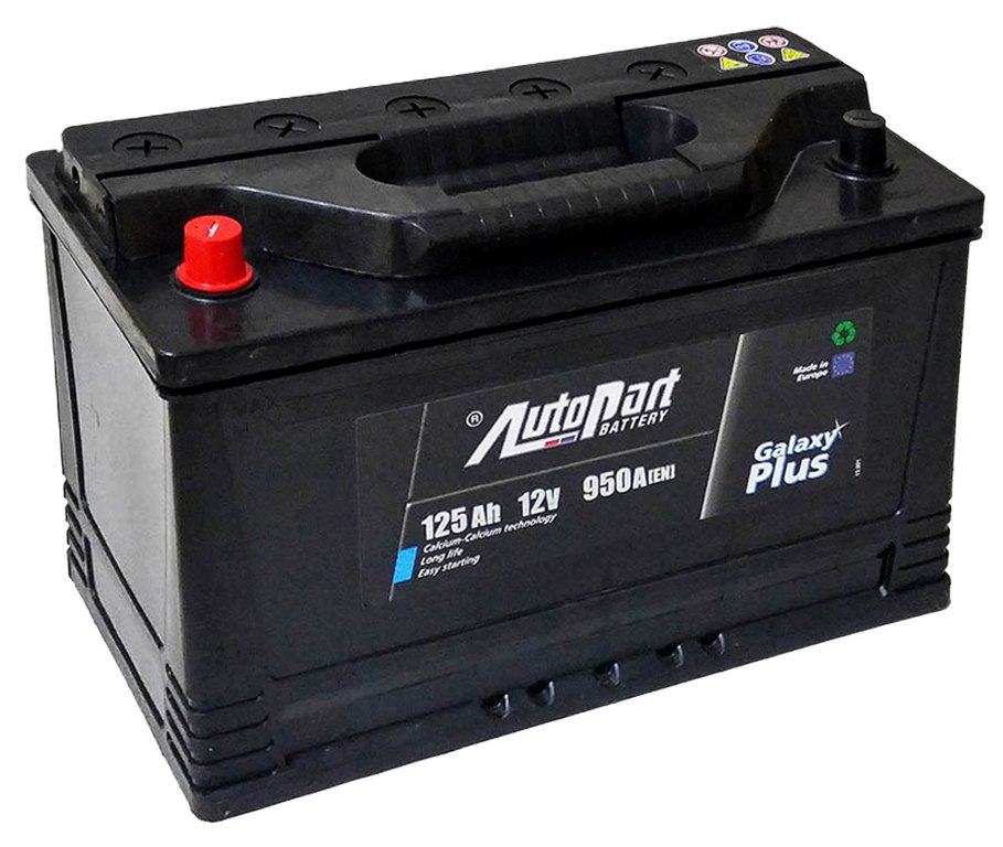 Батарея акумуляторна свинцева стартерна 6СТ-125Аз Galaxy Plus Autopart SK